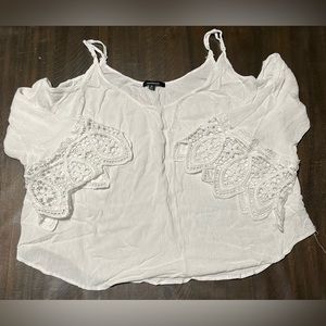 Ambiance Cold Shoulder Blouse